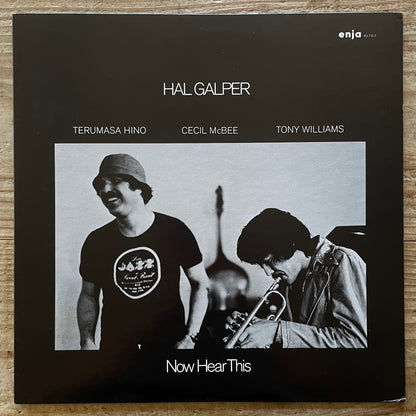 HAL GALPER feat. Terumasa Hino, Cecil McBee / NOW HEAR THIS on Enja - Japan LP NM RJ-7403
