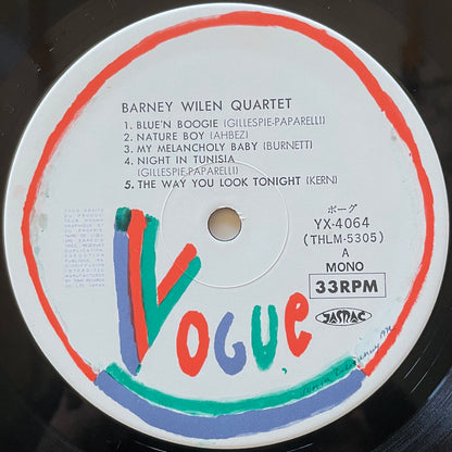 BARNEY WILEN QUARTET / TILT on French Swing - Japan LP YX-4064
