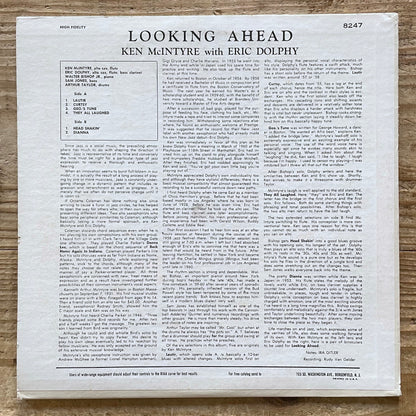 KEN McINTYRE with ERIC DOLPHY / LOOKING AHEAD on New Jazz - US MONO RVG NJLP8247