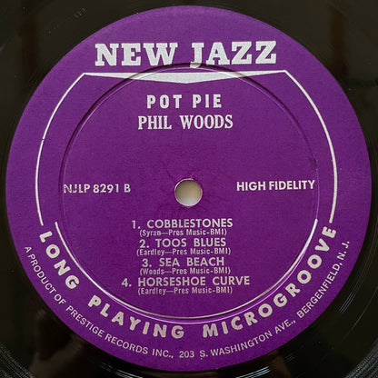 PHIL WOODS with JON EARDLEY / POT PIE on New Jazz - US Original LP RVG NJLP 8291