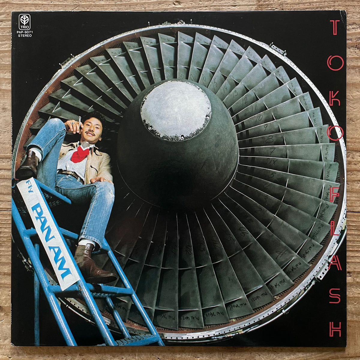 MOTOHIKO HINO / FLASH - Japan Trio Original LP PAP-9071