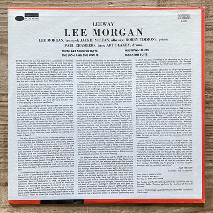 LEE MORGAN / LEEWAY on Blue Note - US Liberty BST-84034