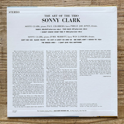 SONNY CLARK / THE ART OF THE TRIO on Blue Note - Japan Original LP NM GXF-3069