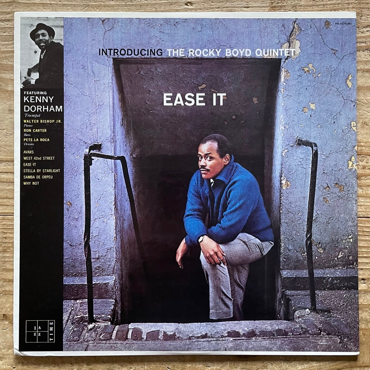 ROCKY BOYD QUINTET / EASE IT feat. Kenny Dorham - Japan Jazztime LP PA-3076