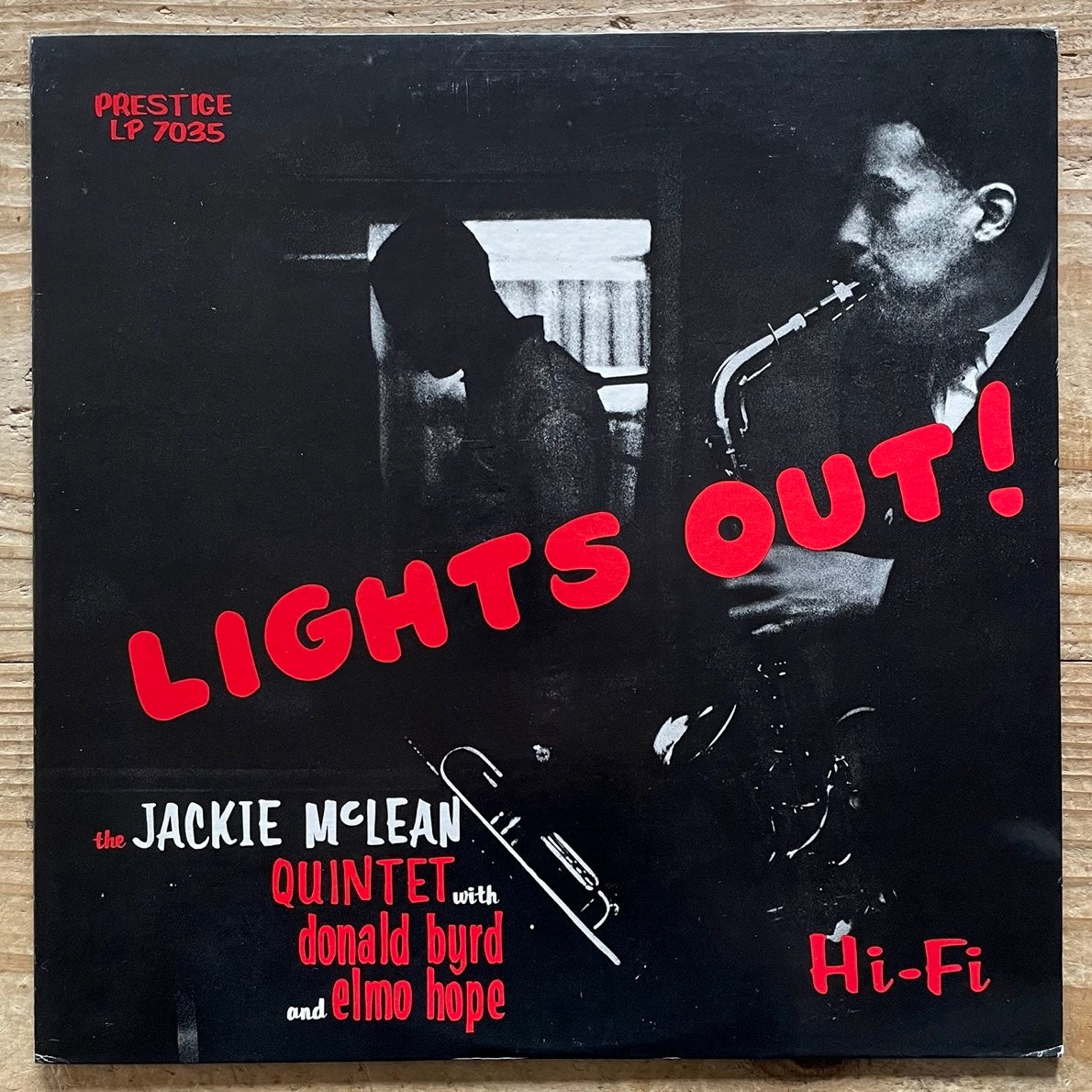 JACKIE McLEAN QUINTET / LIGHTS OUT on Prestige - Japan MONO LP SMJ-6590