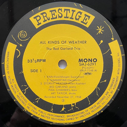 RED GARLAND TRIO / ALL KINDS OF WEATHER on Prestige - Japan MONO LP SMJ-6291