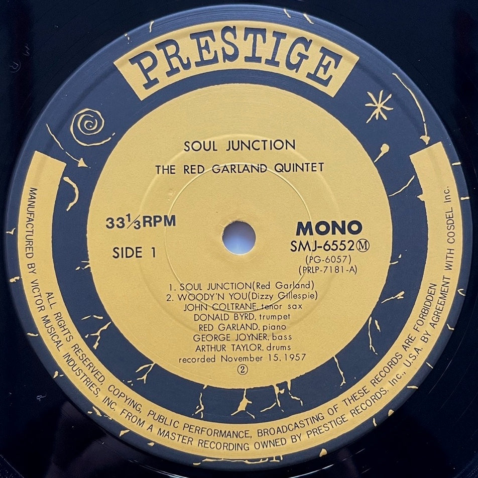 RED GARLAND QUINTET feat. JOHN COLTRANE / SOUL JUNCTION on Prestige - Japan MONO LP SMJ-6552