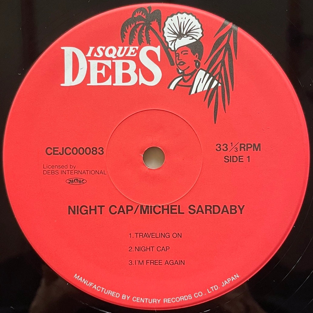 MICHEL SARDABY TRIO / NIGHT CAP on French Debs - Japan LP NM CEJC00083 obi