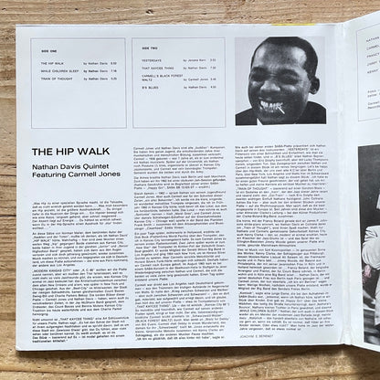 NATHAN DAVIS QUINTET / HIP WALK feat. Carmell Jones on German Saba  Speakers Corner reissue