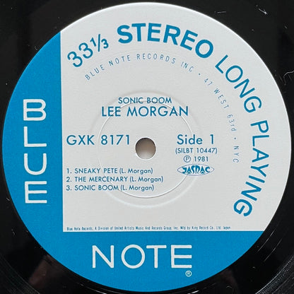LEE MORGAN / SONIC BOOM on Blue Note - Japan King Original LP GXK-8171 obi