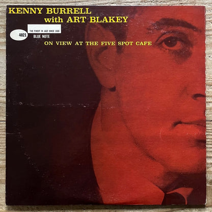 KENNY BURRELL / AT THE FIVE SPOT CAFE on Blue Note - US UA MONO LP BLP4021