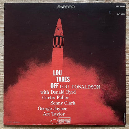 LOU DONALDSON / LOU TAKES OFF on Blue Note - US UA STEREO LP BST81591