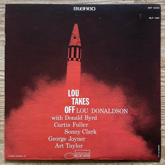 LOU DONALDSON / LOU TAKES OFF on Blue Note - US UA STEREO LP BST81591