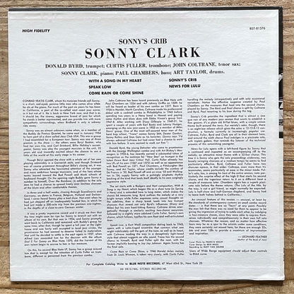 SONNY CLARK / SONNY'S CRIB on Blue Note - US UA STEREO LP BST81576