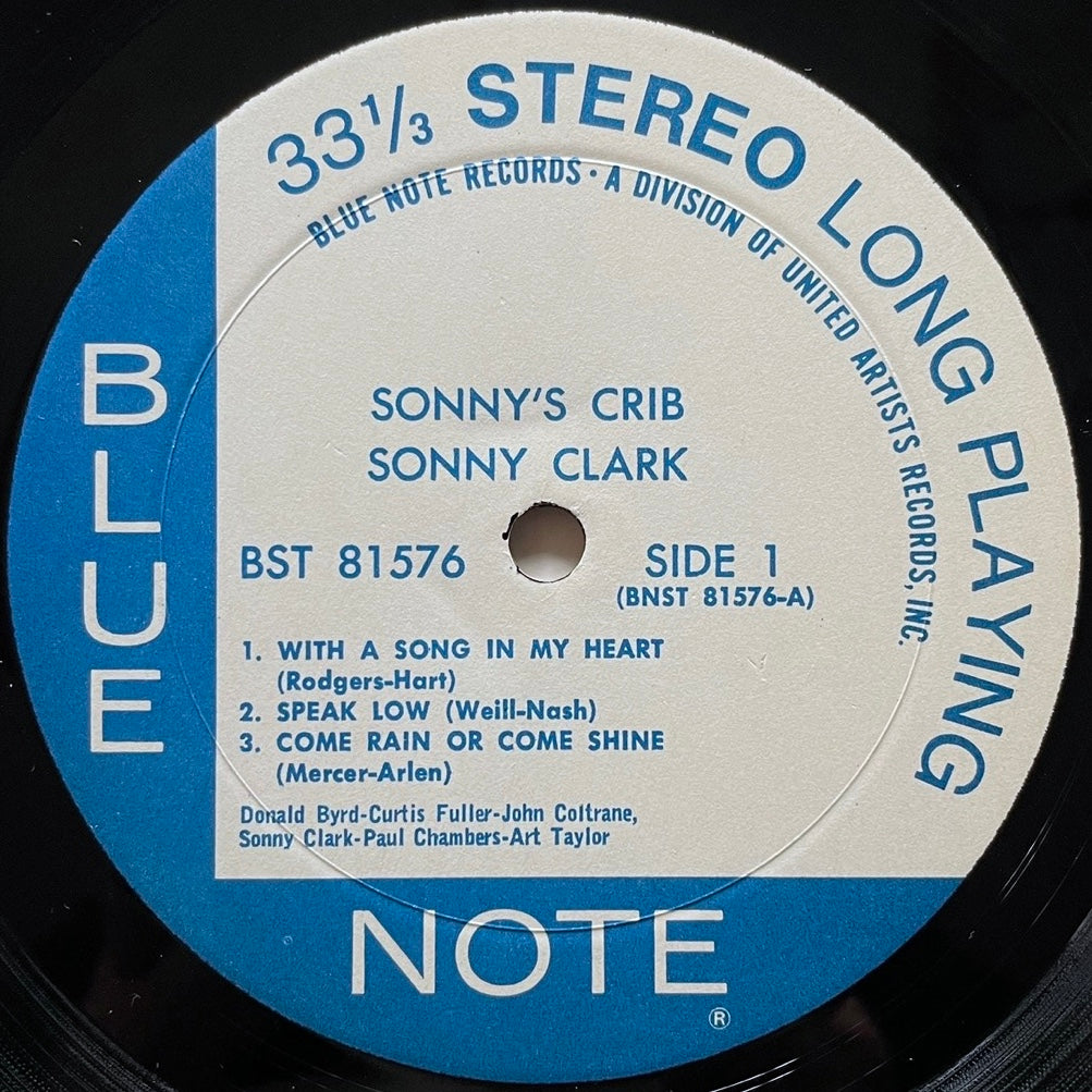 SONNY CLARK / SONNY'S CRIB on Blue Note - US UA STEREO LP BST81576