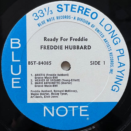 FREDDIE HUBBARD / READY FOR FREDDIE on Blue Note - US UA RVG STEREO LP BST84085