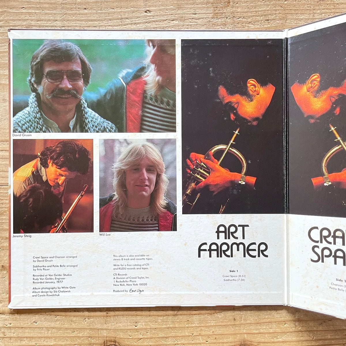 ART FARMER / CRAWL SPACE on CTI - Japan Gatefold LP Jazz Funk GP-3099
