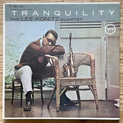 LEE KONITZ QUARTET / TRANQUILITY on Verve - Japan Gatefold LP MV-1109