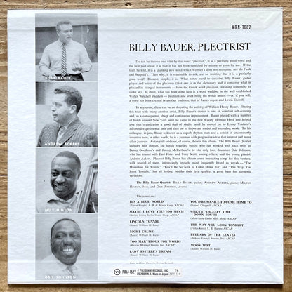 BILLY BAUER / PLECTRIST on Norgran- Japan MONO LP NM POJJ-1527 obi