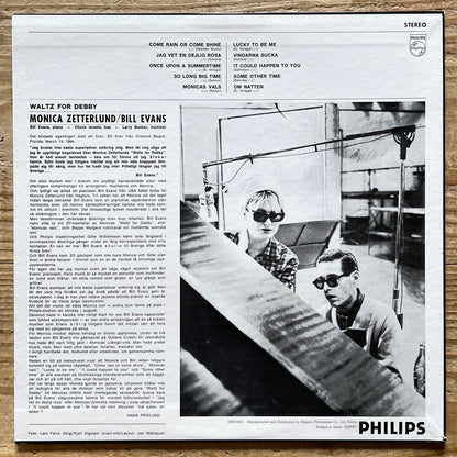 MONICA ZETTERLUND - BILL EVANS / WALTZ FOR DEBBY on Swedish Philips - Japan LP NM  DMJ-5001