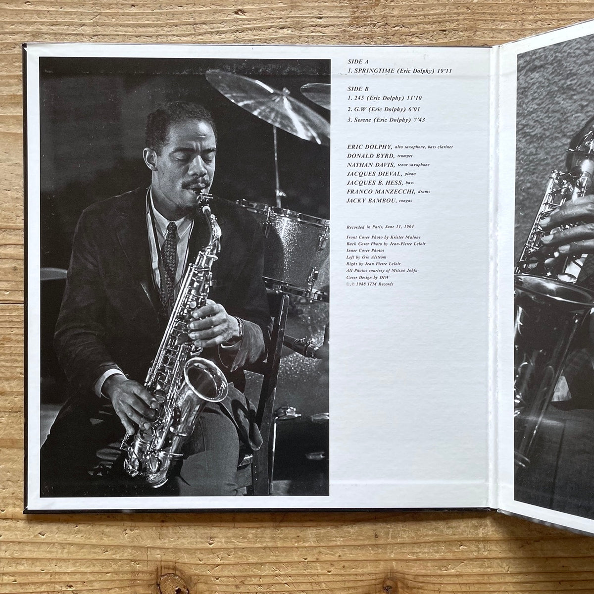 ERIC DOLPHY feat. Nathan Davis / LAST RECORDINGS - Japan DIW Original LP DIW-25020