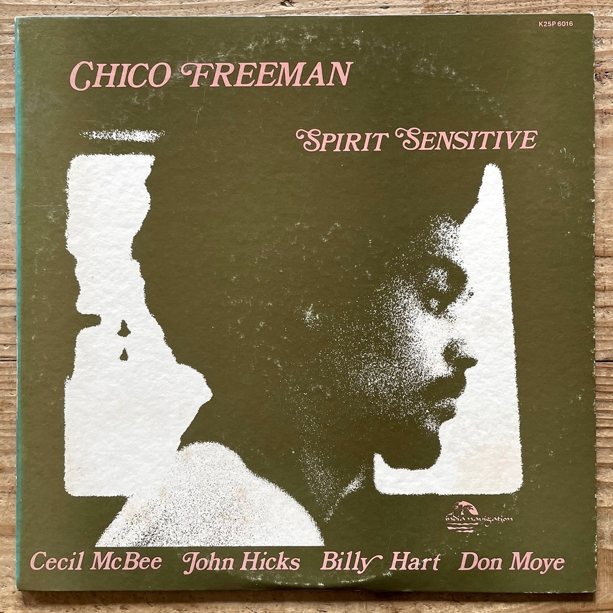 CHICO FREEMAN / SPIRIT SENSITIVE on India Navigation - Japan LP K25P-6016