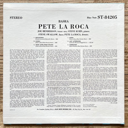 PETE LA ROCA / BASRA on Blue Note - Japan King LP GXK-8129