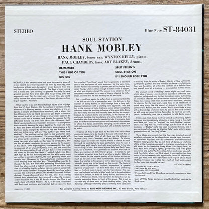 HANK MOBLEY / SOUL STATION on Blue Note - Japan King LP GXK-8096