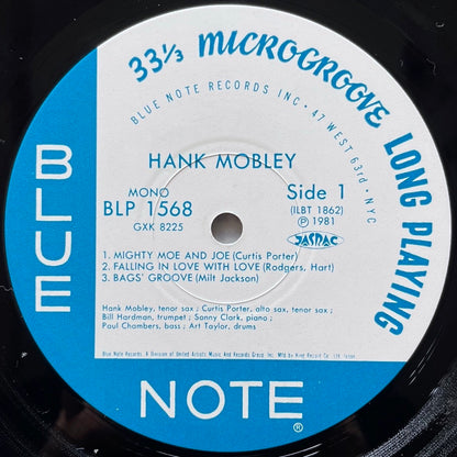 HANK MOBLEY / BLP 1568 on Blue Note - Japan King MONO LP NM GXK-8225