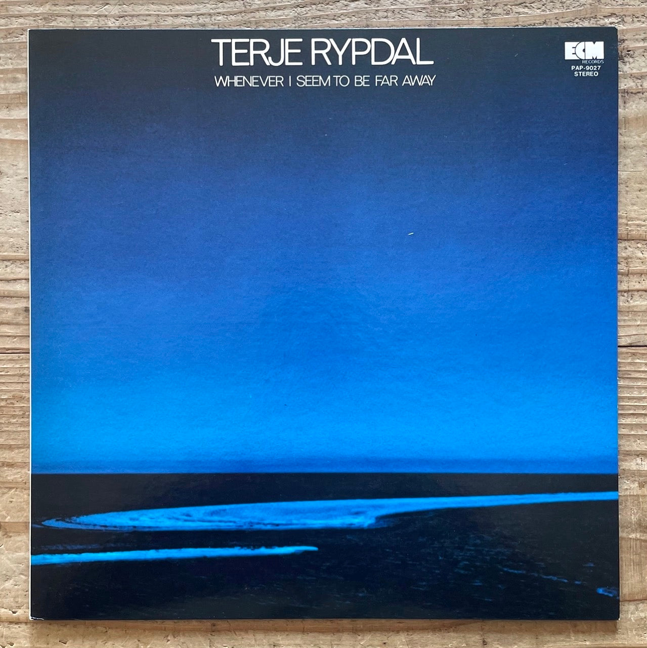 TERJE RYPDAL / WHENEVER I SEEM TO BE FAR AWAY on ECM - Japan NM LP PAP-9027 Promo