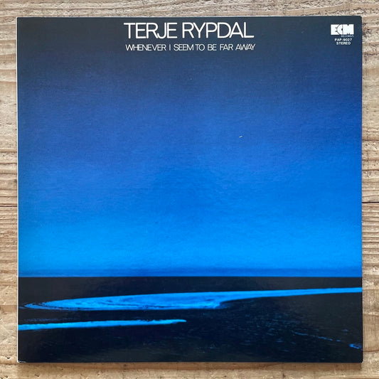 TERJE RYPDAL / WHENEVER I SEEM TO BE FAR AWAY on ECM - Japan NM LP PAP-9027 Promo