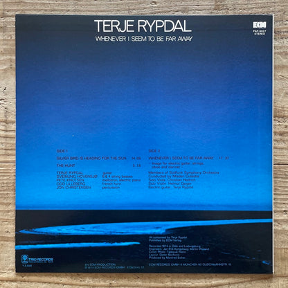 TERJE RYPDAL / WHENEVER I SEEM TO BE FAR AWAY on ECM - Japan NM LP PAP-9027 Promo
