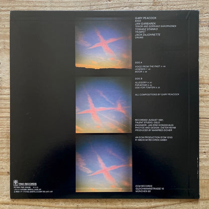 GARY PEACOCK / VOICE FROM THE PAST - PARADIGM on ECM - Japan NM LP PAP-25536