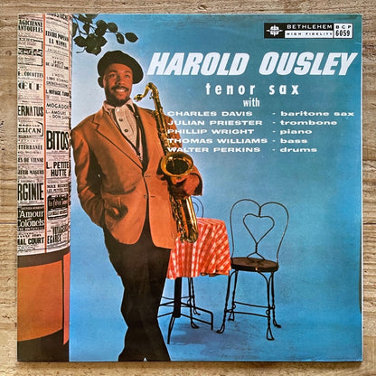 HAROLD OUSLEY / TENOR SAX - Bethlehem Spain Fresh Sound LP reissue NM