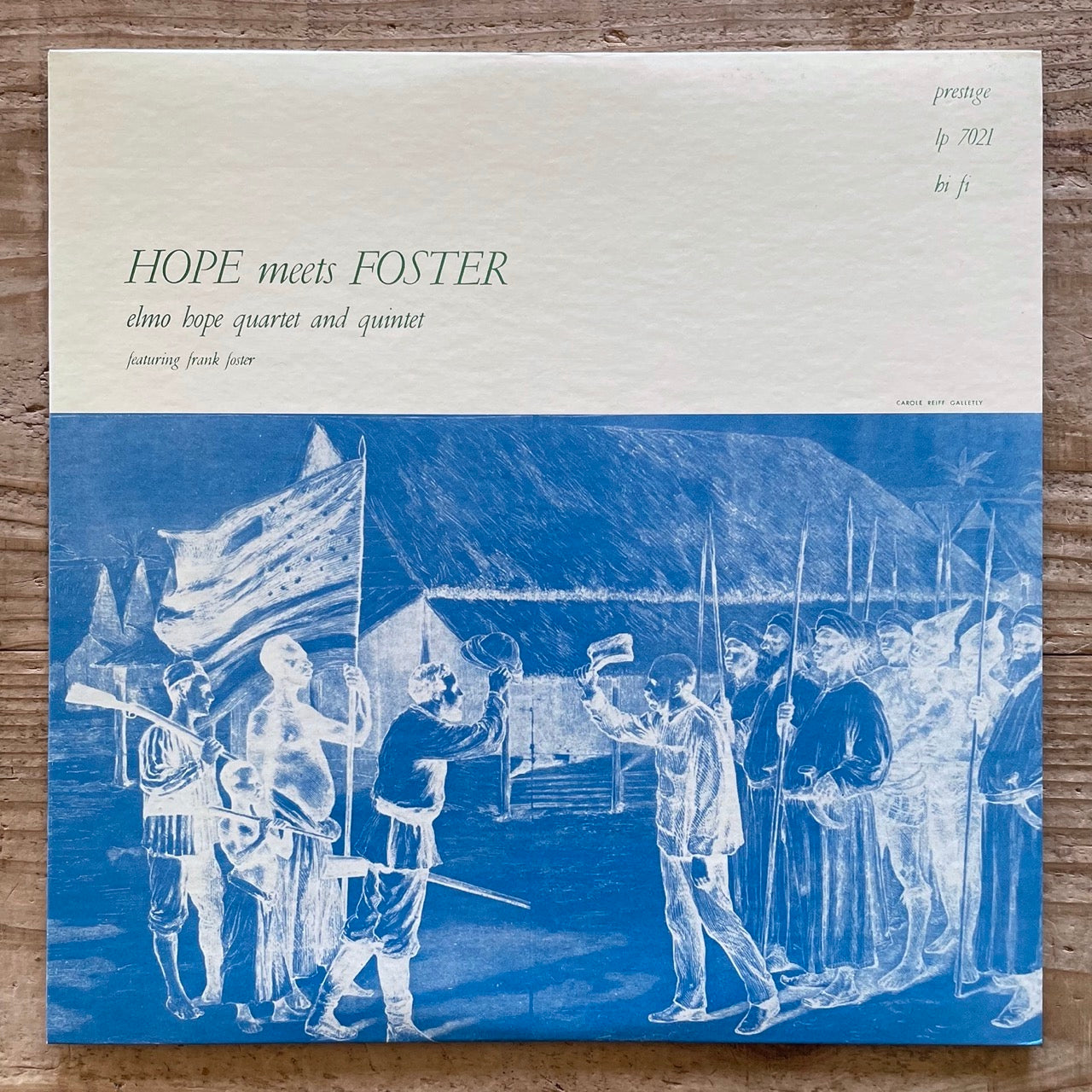 ELMO HOPE QUARTET AND QUINTET / HOPE MEETS FOSTER on Prestige - Japan MONO LP VIJ-5021