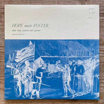 ELMO HOPE QUARTET AND QUINTET / HOPE MEETS FOSTER on Prestige - Japan MONO LP VIJ-5021