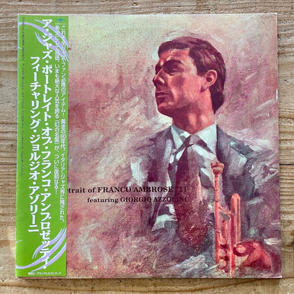 FRANCO AMBROSETTI feat. GIORGIO AZZOLINI / A JAZZ PORTRAIT - Japan 2LP obi