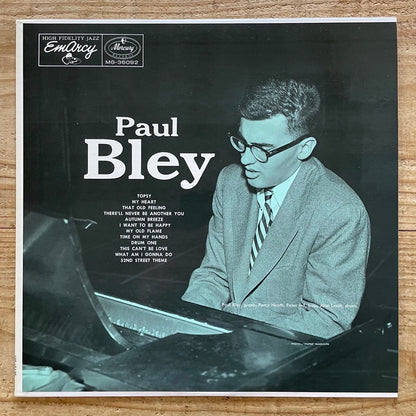 PAUL BLEY TRIO on Emarcy - Japan MONO LP NM 195J-51