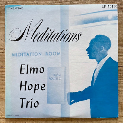 ELMO HOPE TRIO / MEDITATION on Prestige - Japan MONO LP SMJ-6535