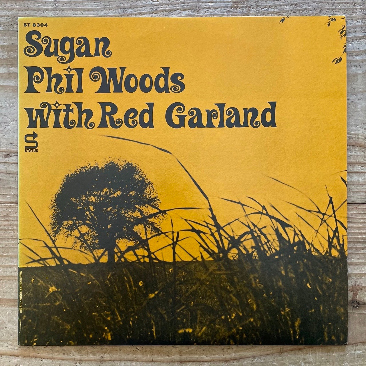 PHIL WOODS with RED GARLAND / SUGAN on Status - Japan Prestige LP SMJ-6294
