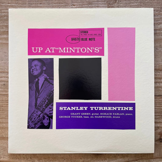 STANLEY TURRENTINE / UP AT MINTON'S VOL.2 on Blue Note - Japan King LP K18P-9240