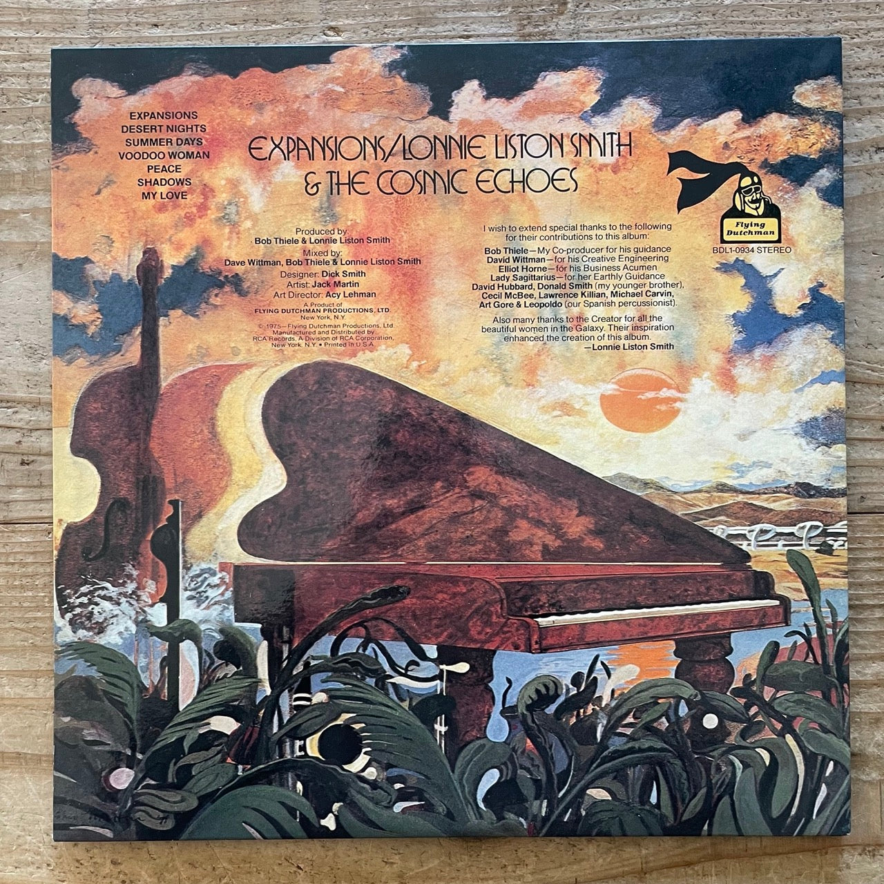 LONNIE LISTON SMITH & THE COSMIC ECHOES / EXPANSIONS - Japan Flying Dutchman LP NM BVJJ-2826 obi