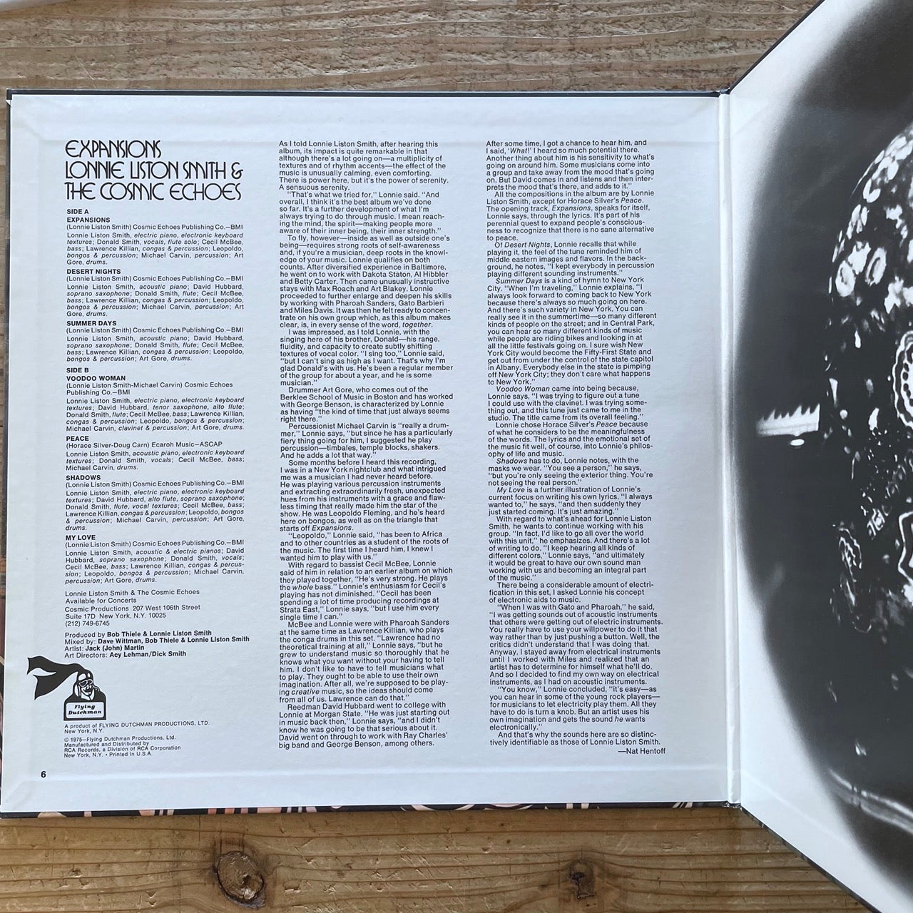 LONNIE LISTON SMITH & THE COSMIC ECHOES / EXPANSIONS - Japan Flying Dutchman LP NM BVJJ-2826 obi