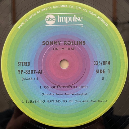 SONNY ROLLINS on Impulse - Japan GF LP YP-8507-AI