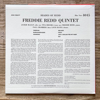 FREDDIE REDD / SHADES OF REDD on Blue Note - Japan King LP NM K18P-9207