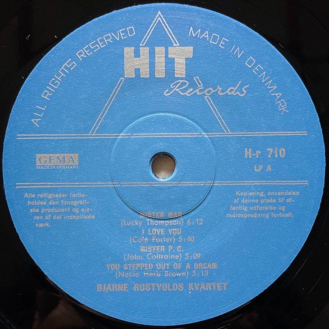 BJARNE ROSTVOLD QUARTET & TRIO / JAZZ JOURNEY - Danish Hit LP - Japan Heavy Vinyl