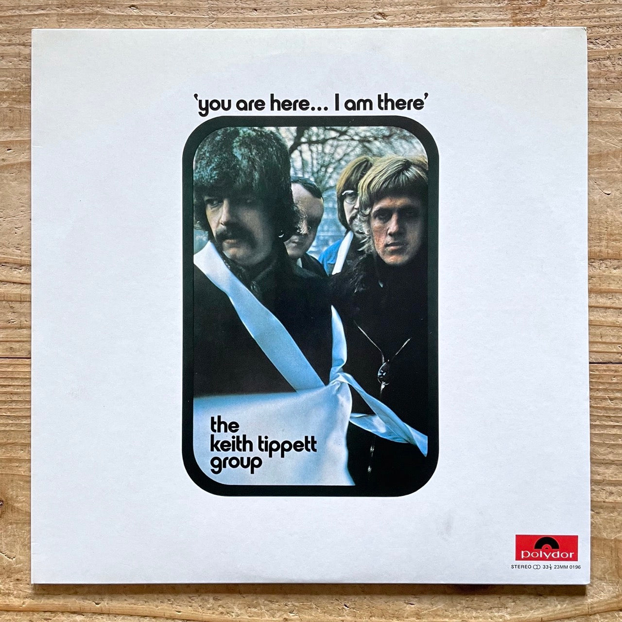 KEITH TIPPETT GROUP / YOU ARE HERE... I AM THERE - Japan Polydor LP NM 23MM0196