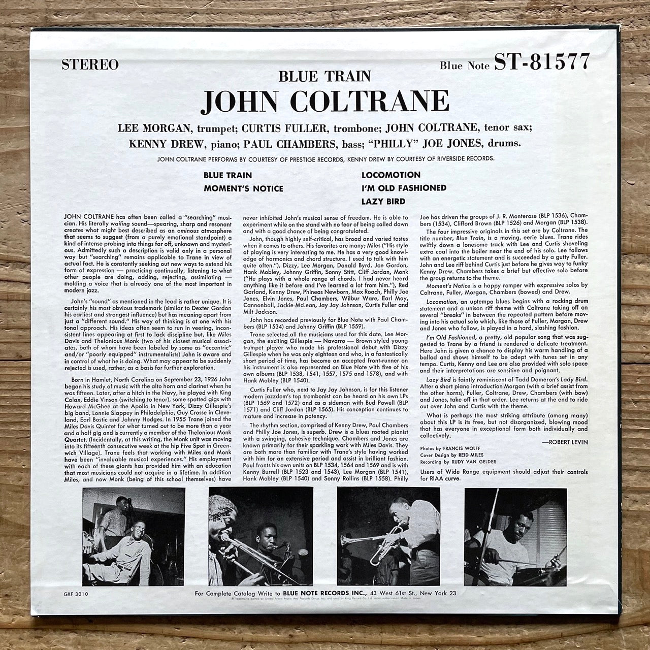 JOHN COLTRANE / BLUE TRAIN on Blue Note - Japan King LP GXF-3010
