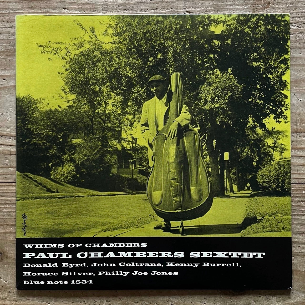 PAUL CHAMBERS SEXTET / WHIMS OF CHAMBERS - Japan Blue Note King LP GXK-8018