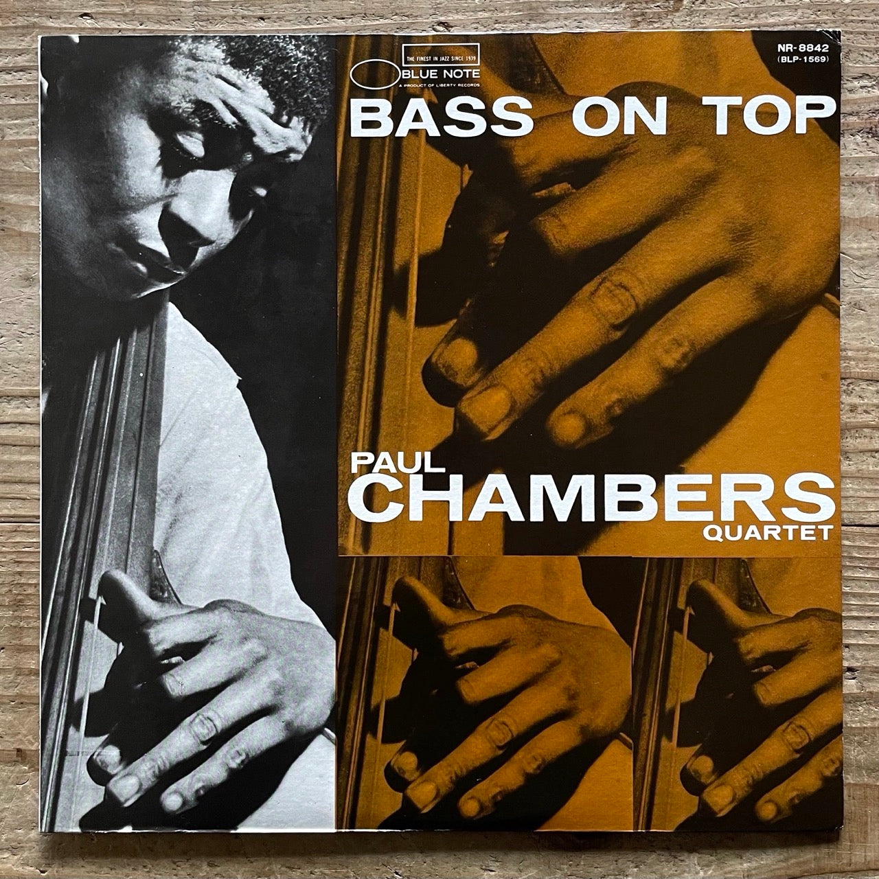 PAUL CHAMBERS / BASS ON TOP on Blue Note - Japan MONO LP NR-8842